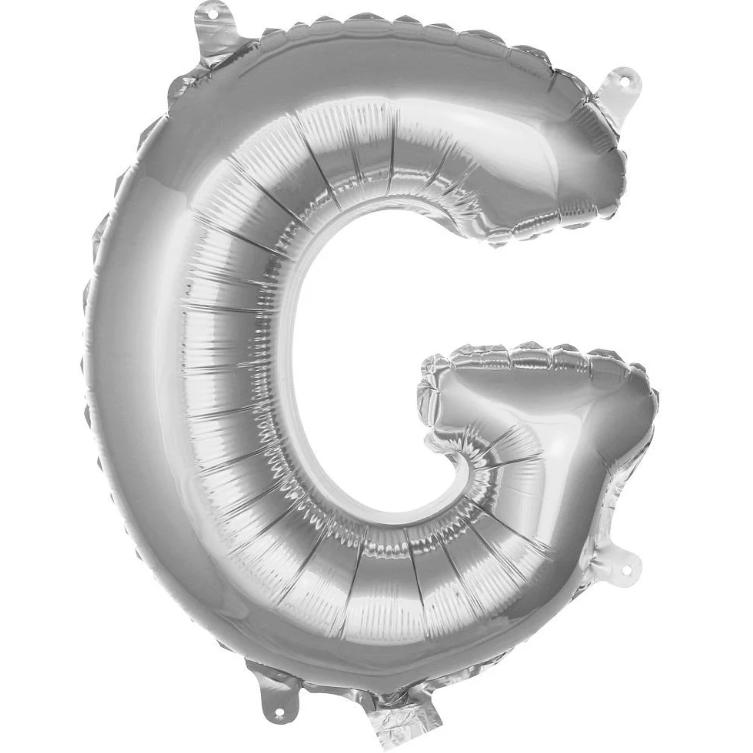 Folyo Balon Gümüş G 16 İnç 36 Cm